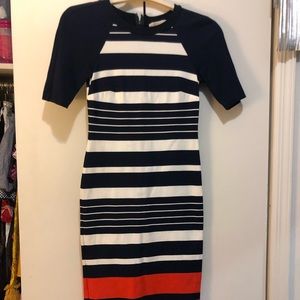 Michael Kors bodycon stripe dress